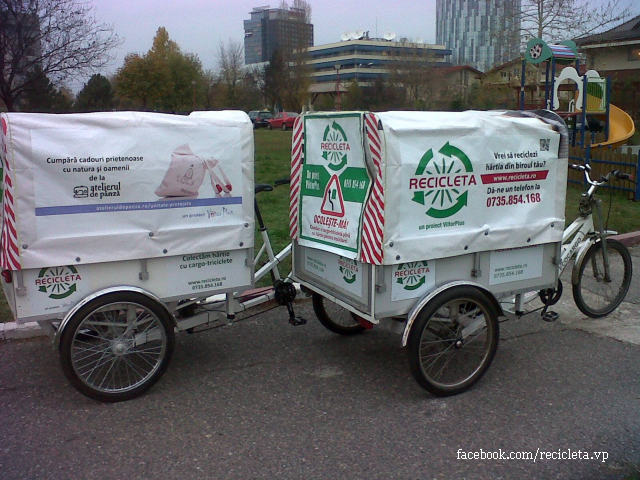 Le vélo-cargo au secours du recyclage