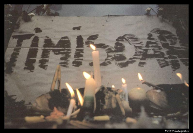 The victims of the 1989 anti-communist revolution in Timisoara