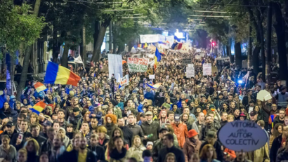 Protestaktionen und Debatten über das Goldtagebauprojekt in Rosia Montana