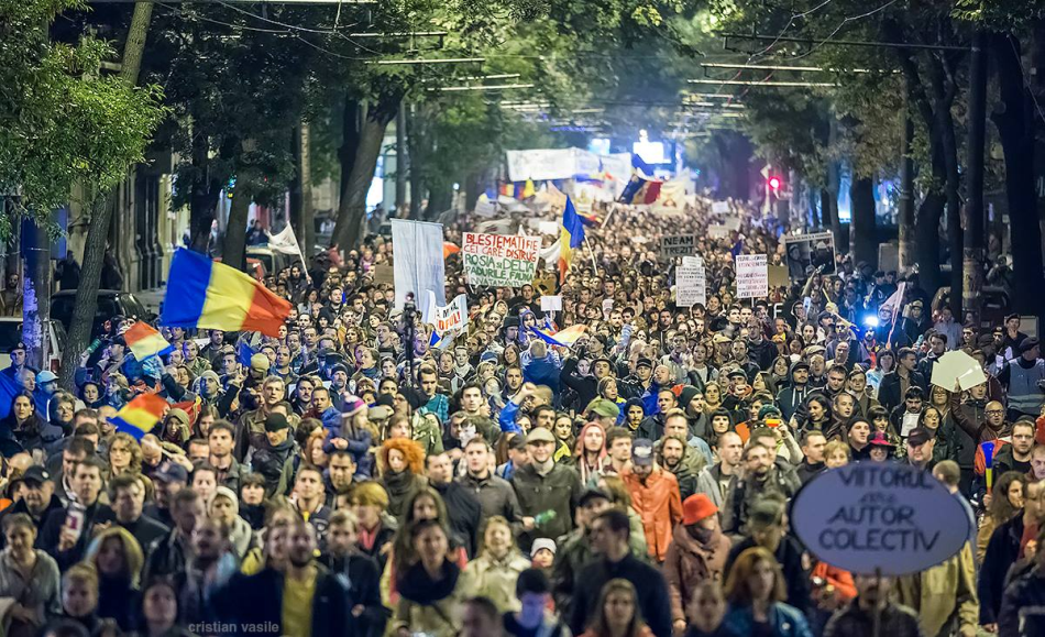 Protestaktionen und Debatten über das Goldtagebauprojekt in Rosia Montana