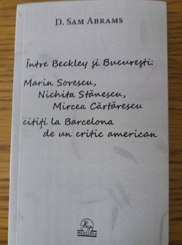 Entre Beckley y Bucarest… D. Sam Abrams sobre tres poetas rumanos