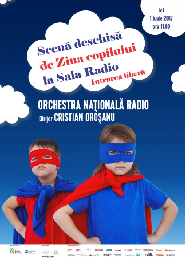 Scenă deschisă de Ziua copilului la Sala Radio