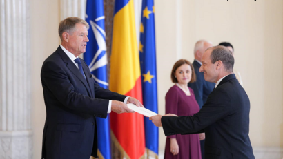 נשיא רומניה קיבל את שגריר ישראל