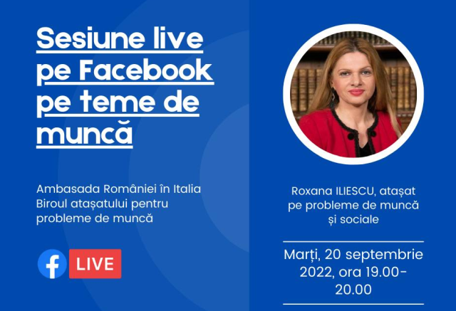 Ambasada României în Italia: Pensia comunitara, sesiune de întrebari și răspunsuri pe 20 septembrie