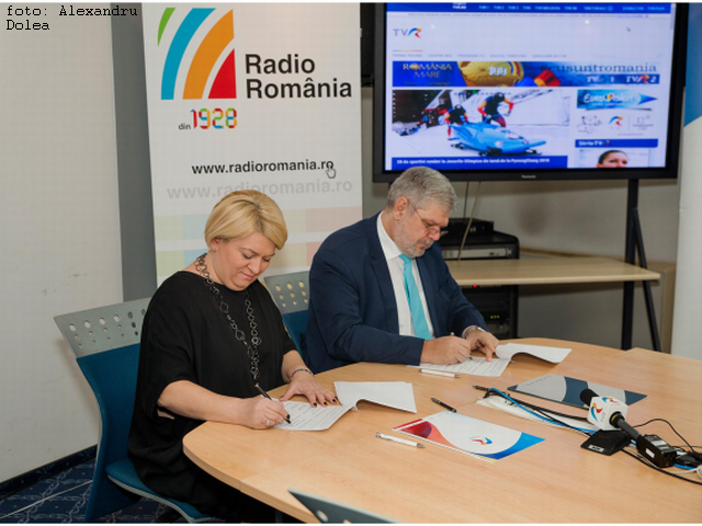 Acord cadru de colaborare între Radio România şi TVR