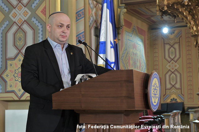 הודעות ברכה לנשיא החדש של פדרציית הקהילות היהודיות ברומניה