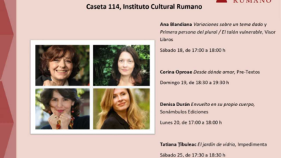 Actos literarios organizados por el Instituto Cultural Rumano de Madrid