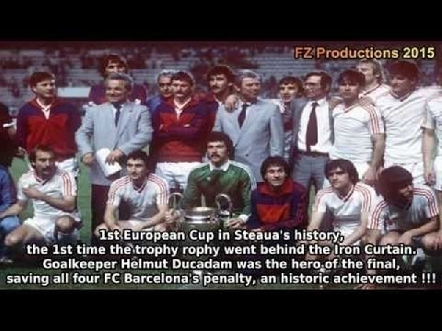 El Steaua – 37 años desde que ganó la Copa de Campeones de Europa.