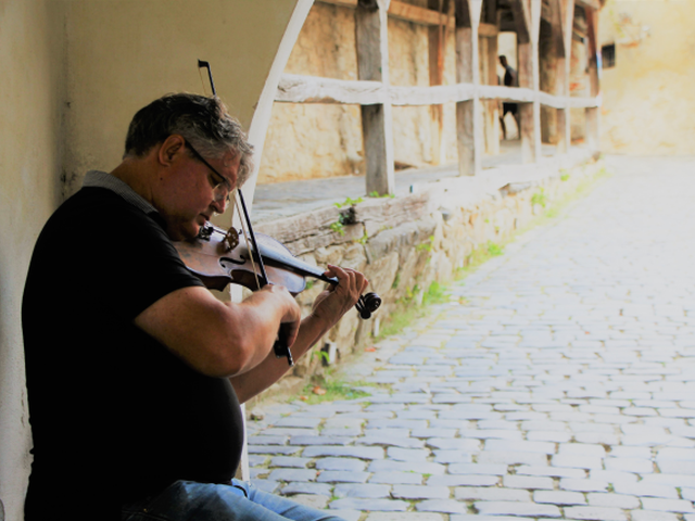 Trubadur la Sighișoara