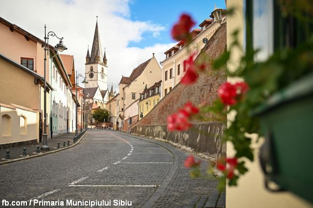En plein coeur de la Transilvanie, la ville de Sibiu