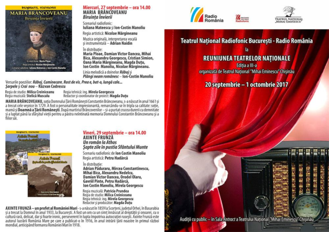 Teatrul Naţional Radiofonic, la Reuniunea Teatrelor Naţionale, Chişinău – ediţia a III-a