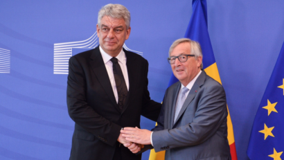 The new Romanian prime minister travels to Brussels