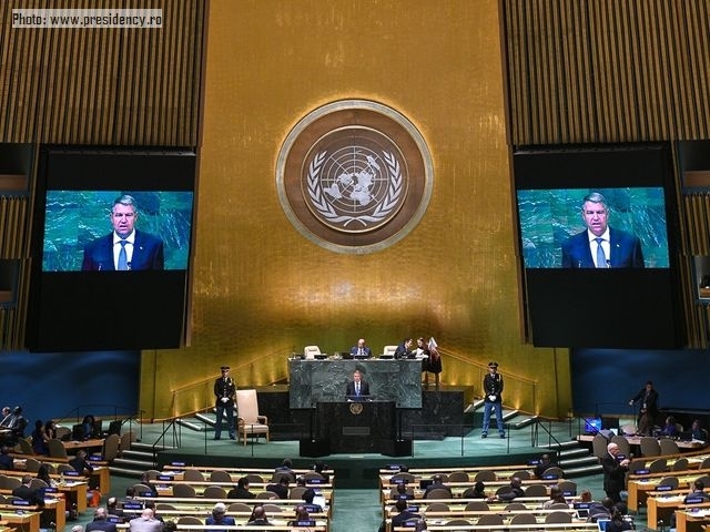 El presidente de Rumanía en la ONU