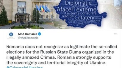 Румунія не визнає вибори до Держдуми в Криму