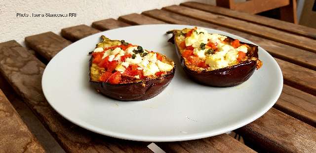 Des aubergines farcies à la feta