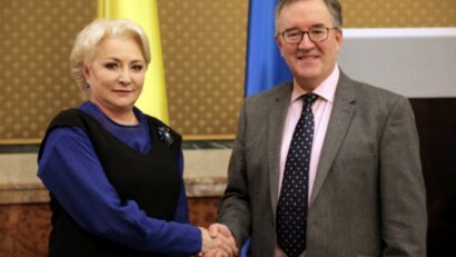 Viorica Dăncilă s-a întâlnit cu Ambasadorul Marii Britanii, Andrew Noble