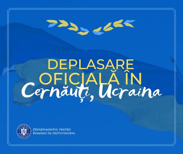 Secretarul de stat Gheorghe Cârciu – vizită de lucru în Cernăuți