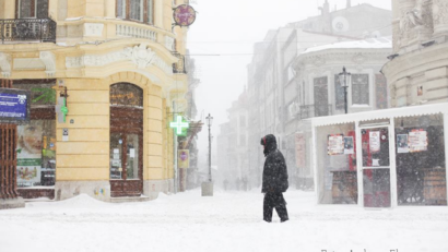 România, afectată de ninsorile masive