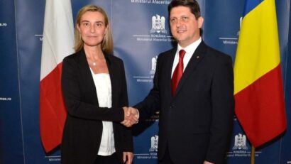 Mogherini a Bucarest, temi comuni per Presidenza UE