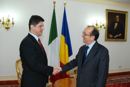L’ambasciatore italiano a Bucarest, Mario Cospito, in visita di saluto al Ministero degli Esteri