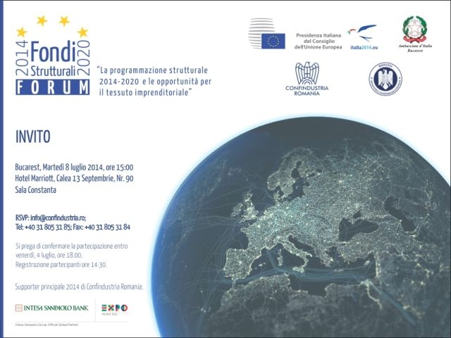 Forum Confindustria su fondi UE a Bucarest