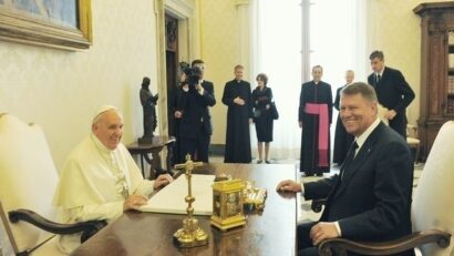 Il presidente Klaus Iohannis in Vaticano