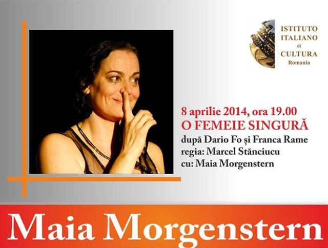 Maia Morgenstern è “Una donna sola”