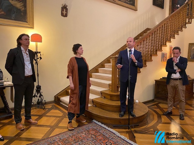 Serata all’insegna dell’arte contemporanea all’Ambasciata d’Italia a Bucarest