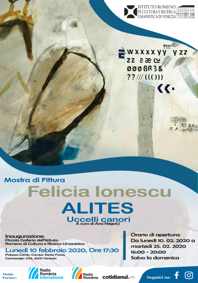 Alites – Uccelli canori di Felicia Ionescu, in mostra a Venezia