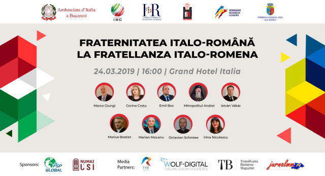 La fratellanza italo-romena: nuova dimensione e valori comuni, conferenza a Cluj