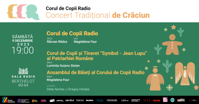 4 concerte speciale de Crăciun, la Sala Radio