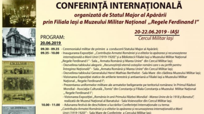 Grande Unione: difesa, i meriti e il contributo dell’Esercito della Romania, conferenza a Iaşi