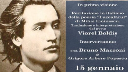 Giornata Cultura Romena a Venezia, il poeta Viorel Boldiș recita Eminescu