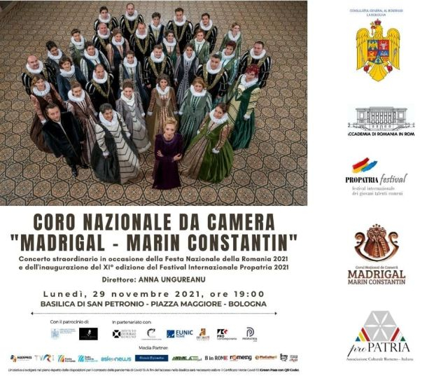 Festa Nazionale 2021, il Coro Madrigal apre Festival Internazionale Propatria a Bologna