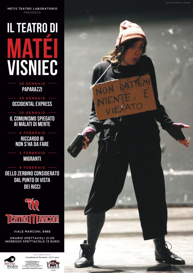 Incontro con il teatro di Matei Vișniec a Roma