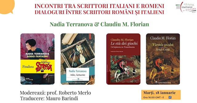 Letteratura, dialogo tra gli scrittori Nadia Terranova e Claudiu Florian