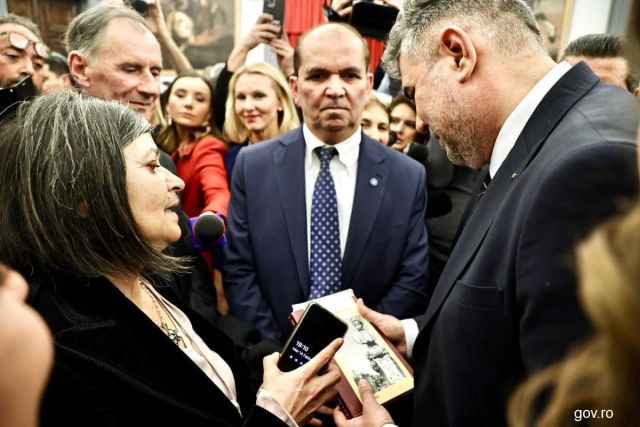 Incontro del premier Marcel Ciolacu con i romeni in Italia