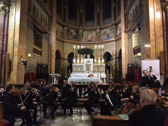 Matteo Fedeli e Solo d’Archi Ensemble, Concerto di Natale a Bucarest