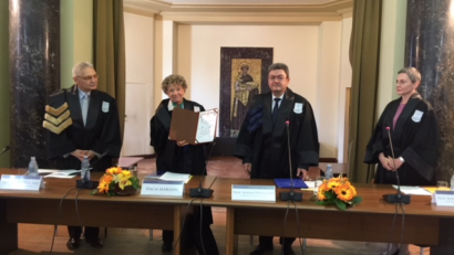 La scrittrice Dacia Maraini, Doctor Honoris Causa dell’Università di Bucarest