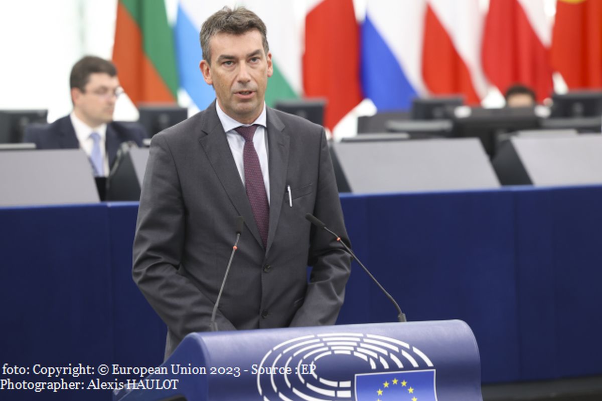 Dragoș Tudorache, eurodeputat Renew Europe (foto: Copyright: © European Union 2023 - Source : EP / Photographer: Alexis HAULOT)