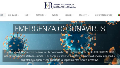 Coronavirus: Helpdesk CCIR per imprenditori italiani e romeni