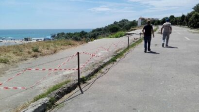 Maßnahmen zur Bekämpfung der Erosion an der Schwarzmeerküste