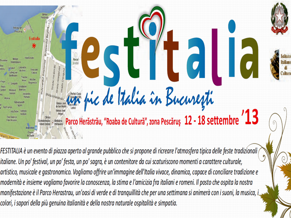 FESTITALIA a Bucarest