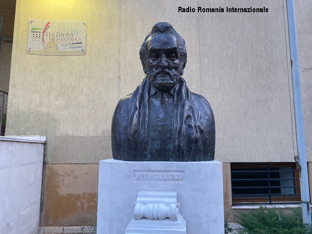 Una vita, un percorso intellettuale: il busto bronzeo di Vito Grasso, inaugurato a Bucarest