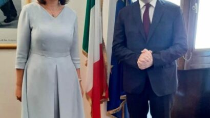 Incontro dell’ambasciatore Gabriela Dancău con il sottosegretario Vincenzo Amendola