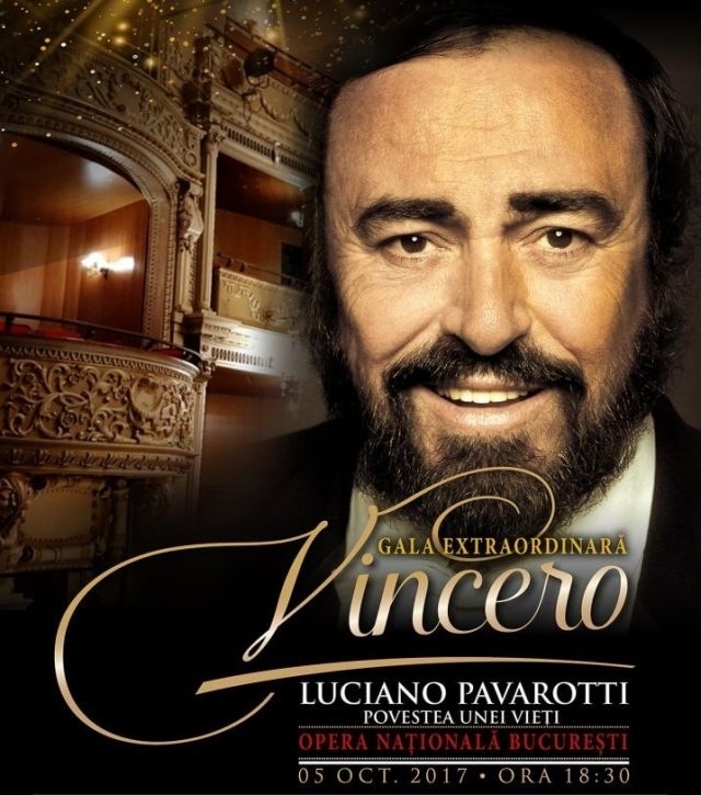 Gala Vincerò – Luciano Pavarotti, storia di una vita, a Bucarest