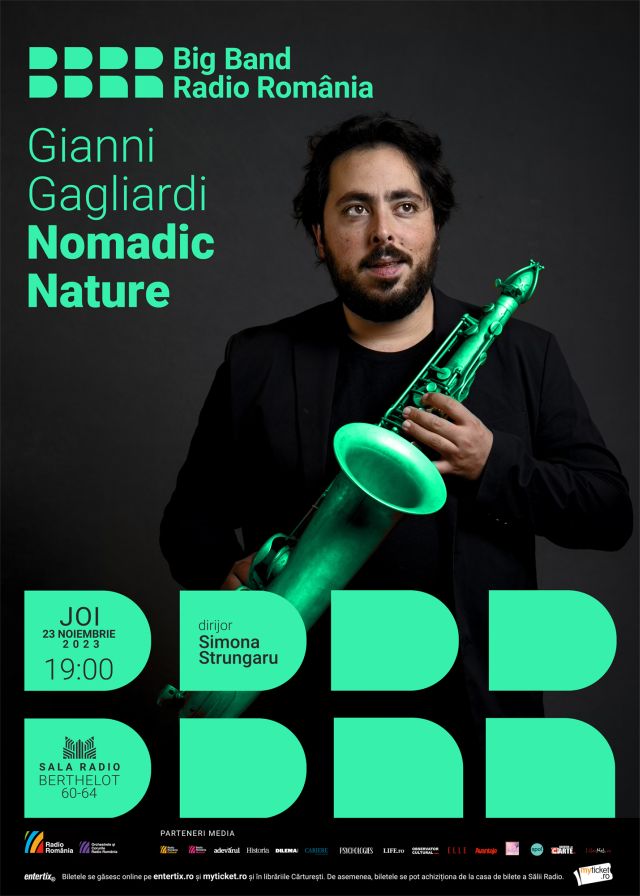 Jazz cu saxofonistul spaniol Gianni Gagliardi, la Sala Radio