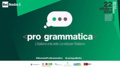 Rai Radio 3: GiornataProGrammatica 2018