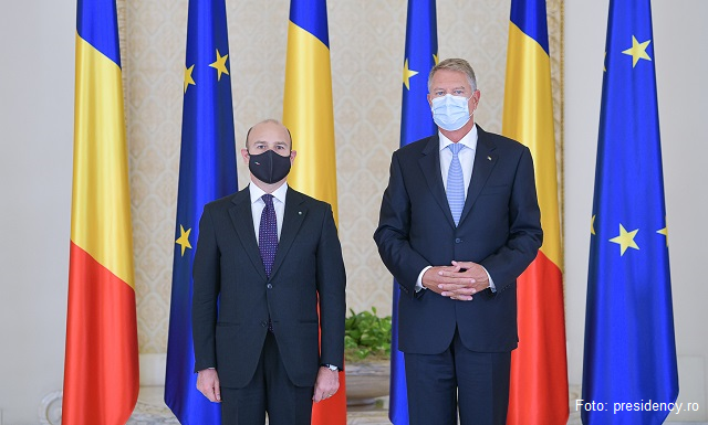 Ambasciatore Mangoni presenta Credenziali al Presidente Iohannis