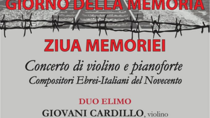 Giorno Memoria: Duo Elimo in concerto all’Istituto Italiano di Cultura di Bucarest